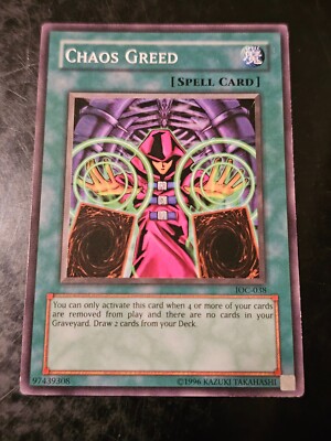 CHAOS GREED IOC-038 Common Unlimited Yugioh | eBay