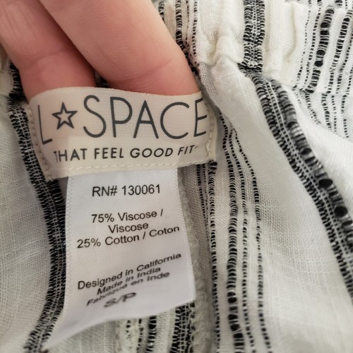 L Space Womens Striped Twist Front Sarong Size S White Beach Coastal Swim Summer - Picture 4 of 12