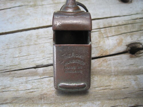 Vintage Police Whistle Wilson The Acme Thunderer J Hudson And Co