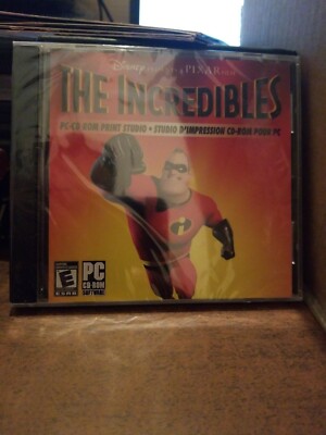  The Incredibles PC CD-ROM Print Studio Studio D'impression CD-ROM Pour PC