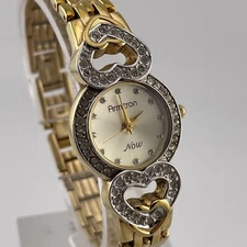 Armitron Now Watch Womens 22mm Gem Set Case Quartz Three Hands