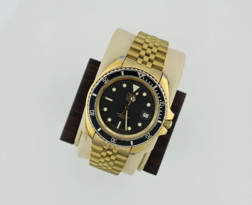 Tag Heuer 980.022 Mens 1000 Watch Black Gold The Wolf of Wall Street DiCaprio - Image 3 of 4