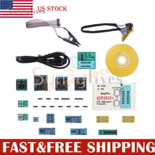 EZP2023 High-Speed SPI Flash Programmer Support 24 25 93 95 EEPROM +Adapters USA