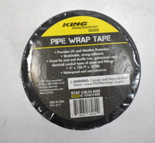 King Innovation Waterproof Pipe Wrap Tape 2"x100' UV  Weather Protection 86080
