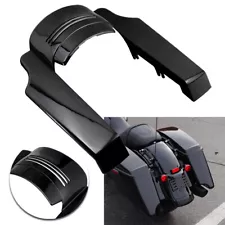 Black Rear Fender Extension Filler 5inch Fit For Harley Touring Models 2014-2024