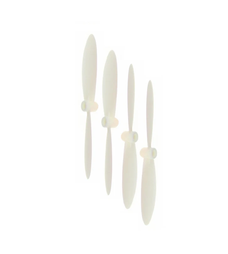 Hubsan X4 H107D 1 juego de 4 hélices 55 mm cada una en blanco y negro Foto 3 de 4