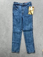 Bugle Boy Men's Jeans Size 30X32 Tapered Leg 90s Stone Wash Denim Vintage NOS
