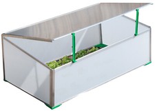 Treibhaus, Frühbeet aus Aluminium 0,57 m² - Kleingewächshaus, Garten-Aufzucht