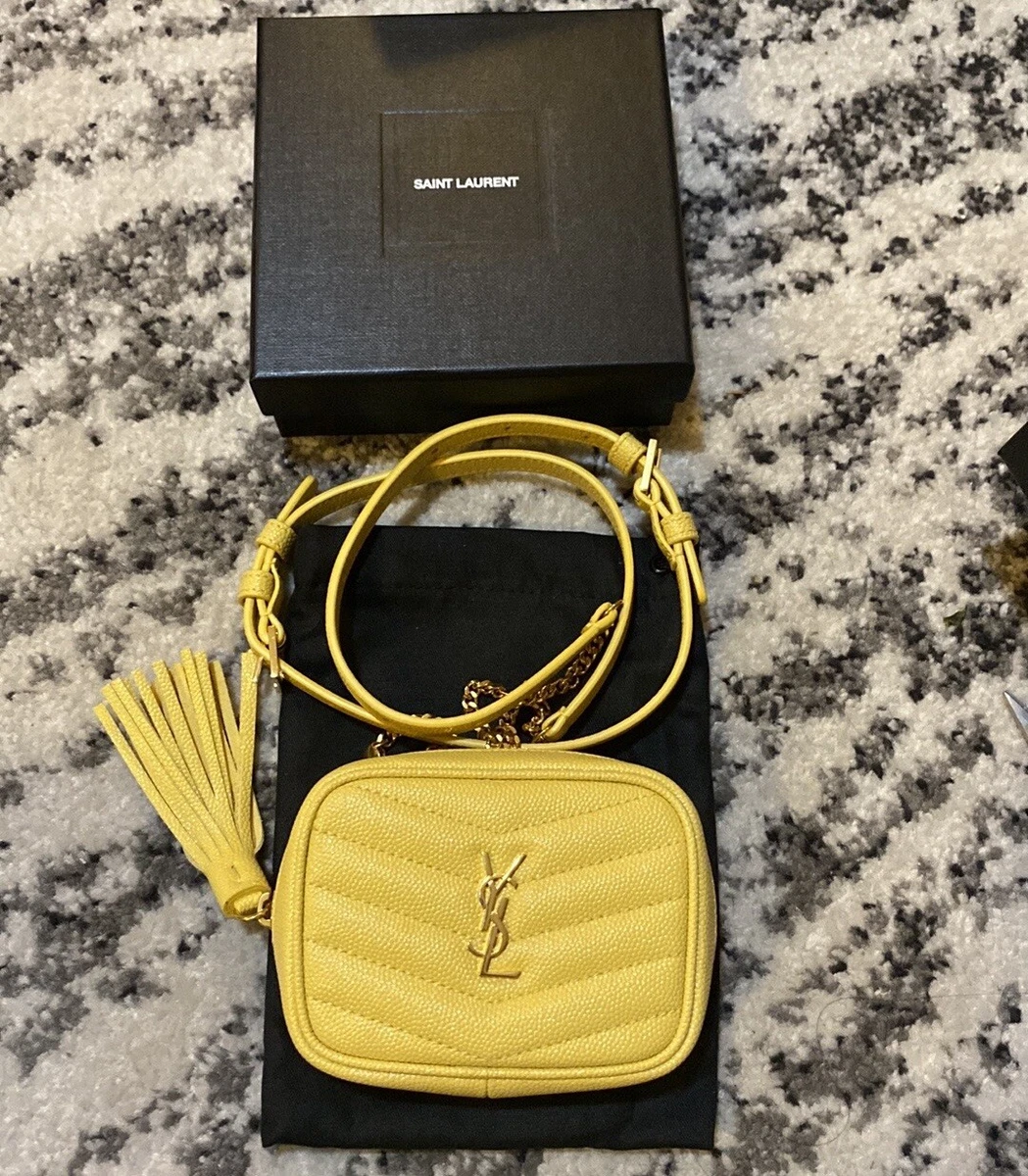 Saint Laurent ANDY MONOGRAM KEY POUCH IN MATELASSÉ LEATHER  (438386CWU021000, 438386CWU011000)