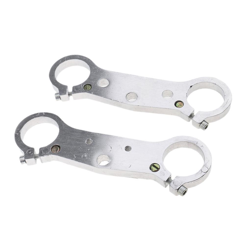 2 Pieces Motorcycle Front Fork Yokes Clamp for 47cc Bike eBay