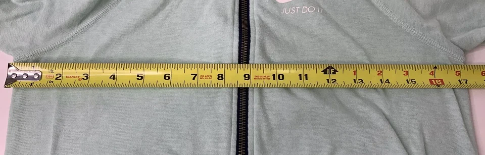 Nike Niñas Niños Grande Ropa Deportiva Gimnasio De Colección Cremallera Completa Sudadera con Capucha Ice Jade 728402 Usado en Excelente Condición Foto 4 de 4