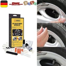 Alufelgen Reparatur DIY Set Silber Felgenreparaturset Kratzer Risse Dellen DHL