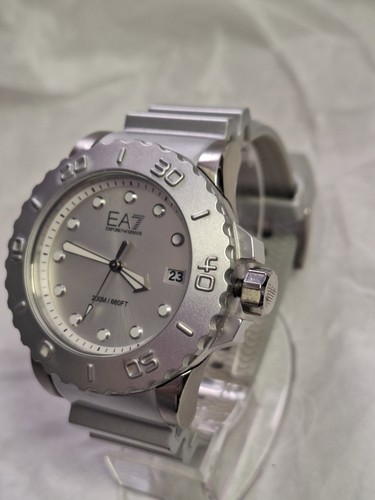Emporio Armani Men's Sportivo Silver Dial Resin Band Sport WatchAR6085 - Picture 3 of 8