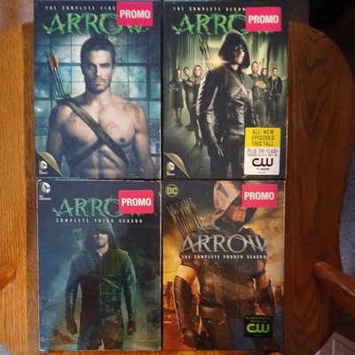 DC Arrow Seasons 1 thru 4 DVD Bundle New Sealed Complete Special Features