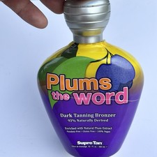 Supre Tan PLUMS THE WORD Plum Dark Bronzer Indoor Tanning Bed Lotion