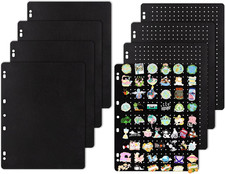 Enamel Pin Display Pages,Creative Pin Collection with 8 Flip-Pages,Fit in Any 3-