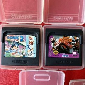 Lot Of Sega Game Gear Games W/ OEM Plastic Gamegear Cases