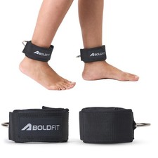 Boldfit Ankle Straps For Gym With Metal D-rings Unisex Ankle Strap For Cable ...