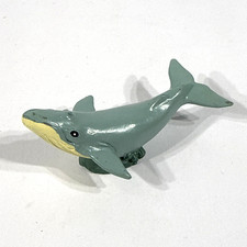 Safari Ltd Blue Whale Figure &ndash; 3" Ocean Animal Toy, Marine Life Collectible