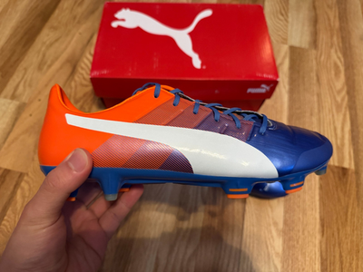 PUMA EVOPOWER 1.3 FG ( ORANGE/BLUE ) SIZE 9 US ( 103524-05 ) | eBay
