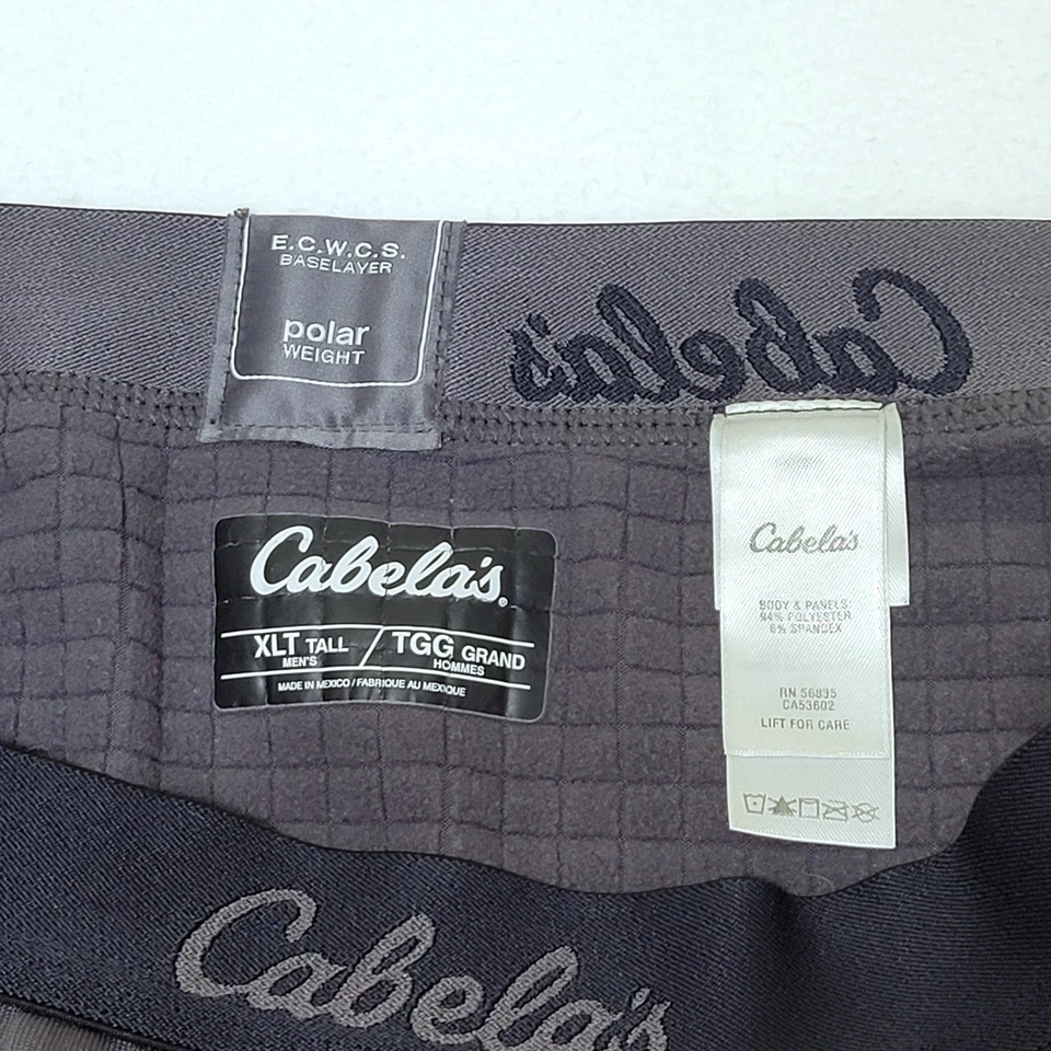 Cabela's ECWCS Polar Weight Thermal Base Layer Bottoms - Men's XLT (XL TALL) - Image 3 of 4