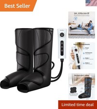 Leg Massager for Circulation and Pain Relief, Air Compression Calf Foot Leg M...