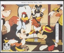 Grenada 1993 MNH**65th Anniversary of Mickey Mouse/Cartoons/Walt Disney/Aimation