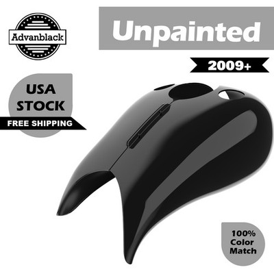 Advanblack Unpainted Stretched Tank Cover Fits for Harley Road King FLHR 2009+