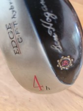 Ben Hogan Edge CFT #4 Hybrid Golf Club, 24° Loft. Regular Flex. New Grip