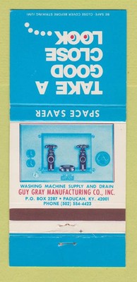 Matchbook Cover - Guy Gray Manufacturing Paducah KY girlie 30 Strike