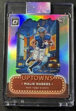 MALIK NABERS 2024 PANINI DONRUSS OPTIC #6 UPTOWNS HOLO PRIZM ROOKIE RC SSP RARE