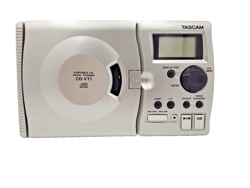 Tascam CD-VT1 Portable Instrument & Vocal Trainer CD Compact Disc Player Vintage - Image 4 of 4