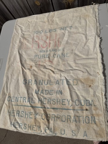 (2) Vintage Sugar Sacks: Hershey C&H