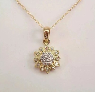 2Ct Simulated Women's Beauty Pendant In 14k Yellow Gold Plated Round Cut Diamond