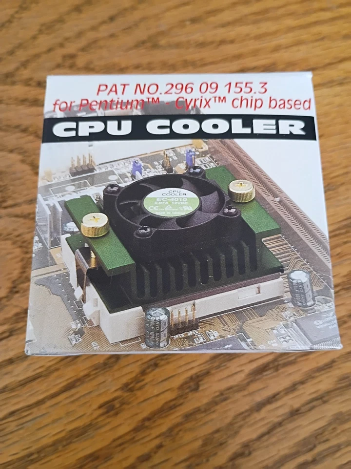 Wisdom CPU Fan Cooler For Pentium & Cyrix New Open Box - Image 2 of 4
