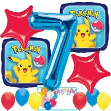 Anagram Pokemon Birthday Party Balloons Bouquet  #7 Officially Licensed