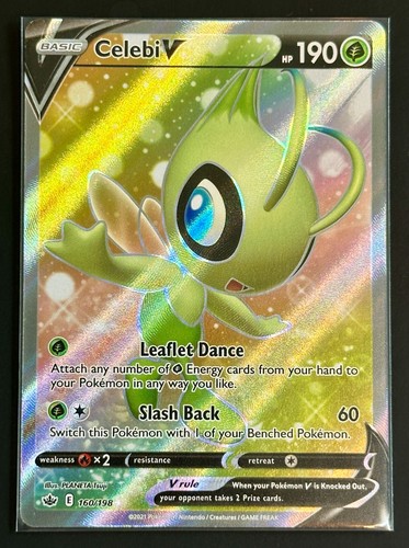 Celebi V Full Art 160/198 Chilling Reign Ultra Rare Pokemon 2021