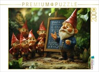 Calvendo Puzzle The Secret School Of Garden Gnomes | 2000 Pieces, Finished Size