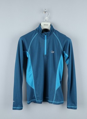 LOWE ALPINE Womens Long Sleeve Base Layer DryFLO Half Zip Shirt Size US/M UK12