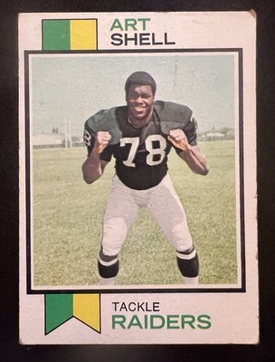 1973 Topps Art Shell #77 HOF Rookie Oakland Raiders ~ Vintage  