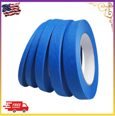 Blue Painters Tape Multi Size Pack 5 Rolls 60 Yard Each