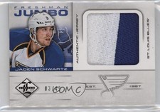 2012-13 Panini Limited Freshman Jumbo Materials Prime 3/49 Jaden Schwartz n1u