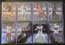 2025 LEAF FOOTBALL ROOKIE LOT OF 8 ,SHEDUER, TET, JD, MILROE, GABRIEL, SKATT