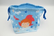 Studio Ghibli Ponyo on the Cliff Pouch Bag Draw String