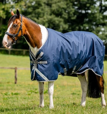 Horseware Amigo 1200D Original Turnout Lite 0g Decke wasserdicht Navy/Titanium G