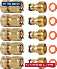 Quick Connect Hose Fitting, Solid Brass Garde...