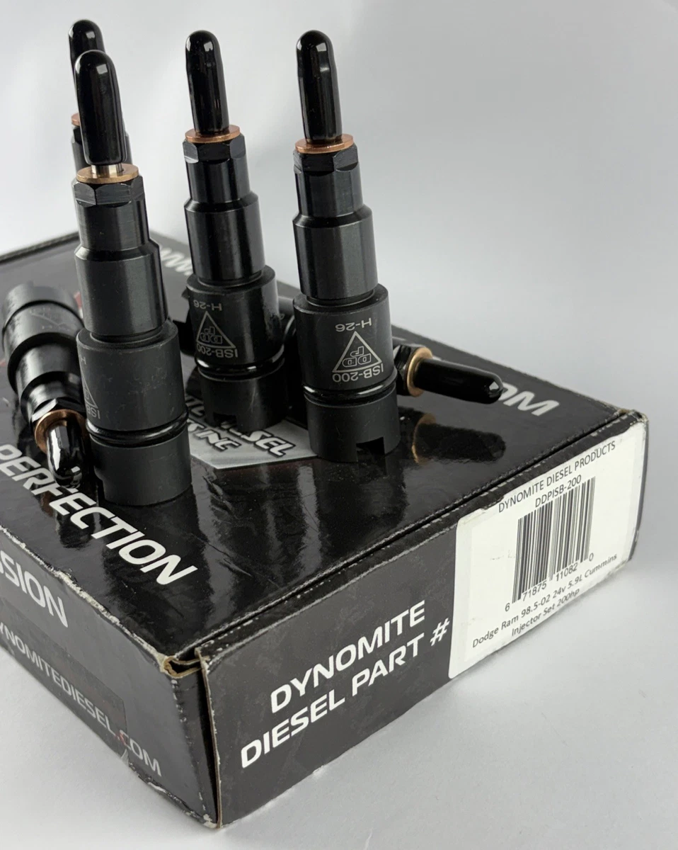 Dynomite Diesel DDPISB-200 200HP Injector Set 98.5-02 Dodge Ram 5.9L Cummins 24V photo 4