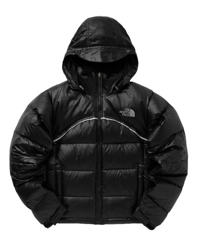 Women's The North Face Retro Nuptse 2000 Short Crop 700-Down Jacket, Black, NEW - Picture 9 of 19