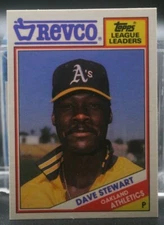 Dave Stewart (A's) - 1988 Topps Revco #29