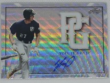 2021 LEAF PERFECT GAME YOEL TEJEDA JR AUTO SILVER WAVE REFRACTOR 8/10